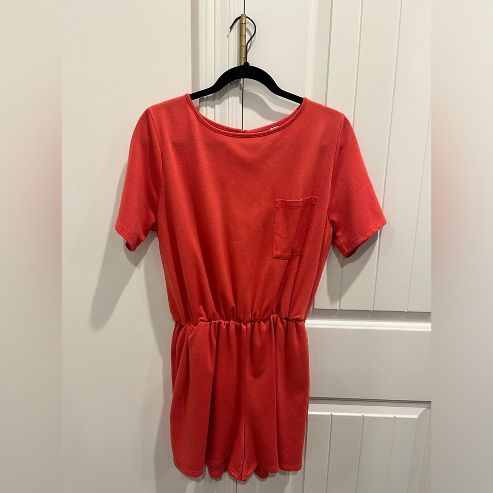 mts Orange Romper